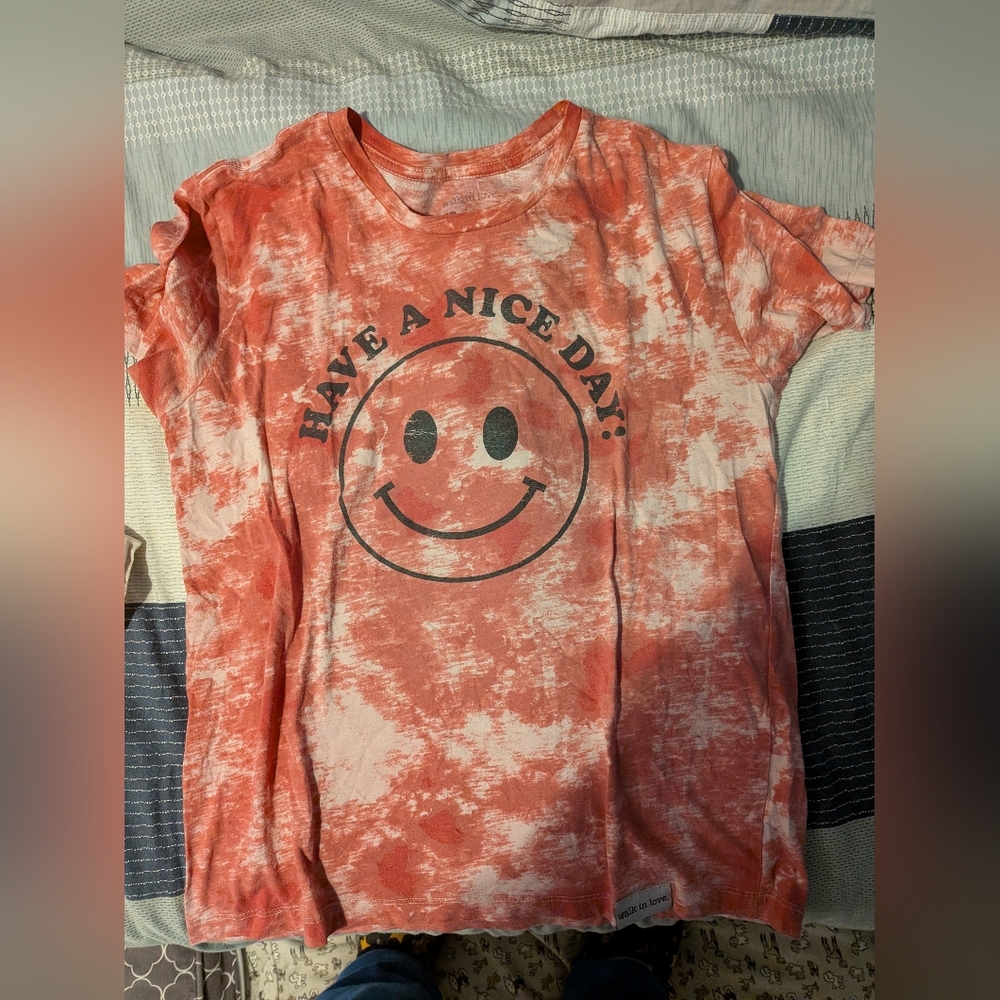 Pink Tie Dye Walk In Love Shirt